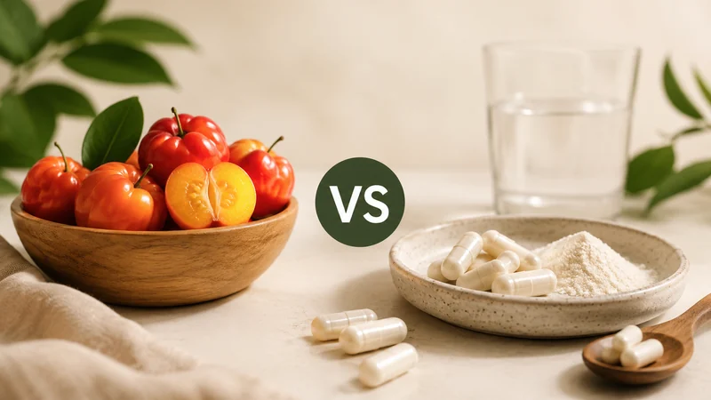 acerola o vitamina c quale scegliere