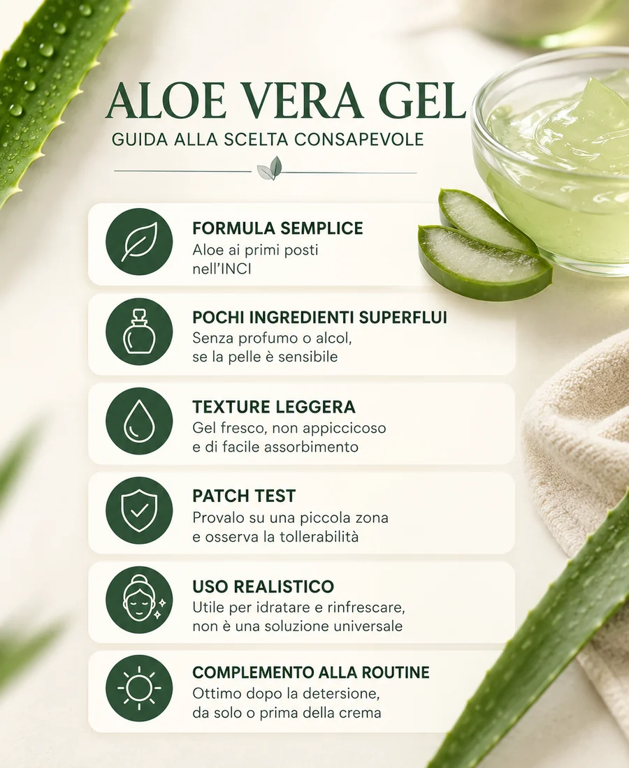 Checklist pratica per valutare Aloe Vera Gel quali sono le sue applicazioni prima dell’uso