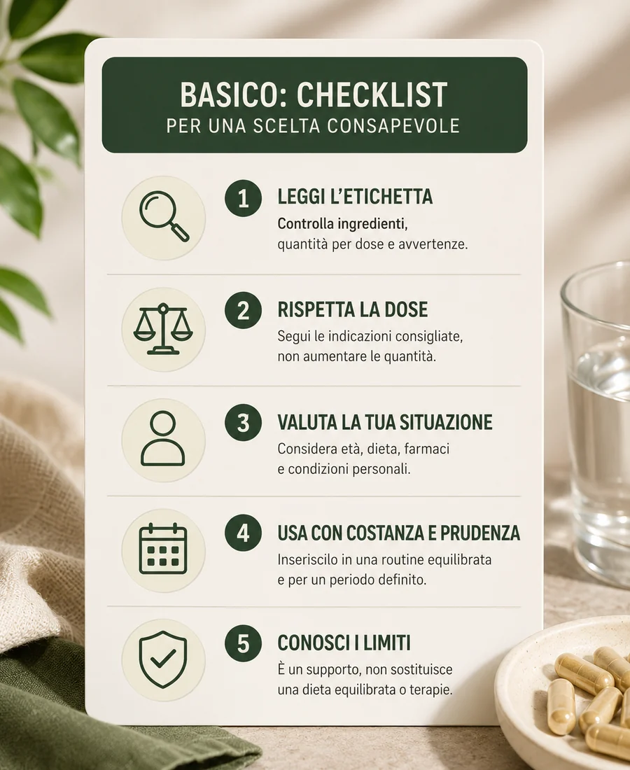 Checklist pratica per valutare Basico Nahrin prima dell’uso
