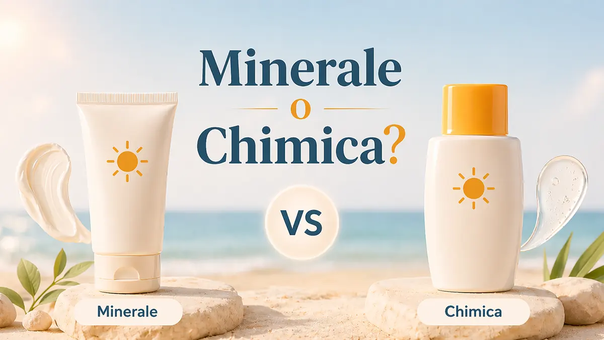 Protezione solare minerale o chimica: differenze vere, pro e contro