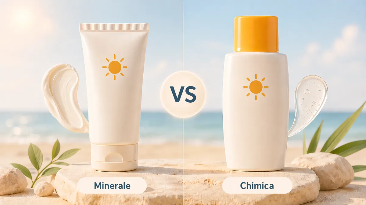 Protezione solare minerale o chimica: differenze vere, pro e contro