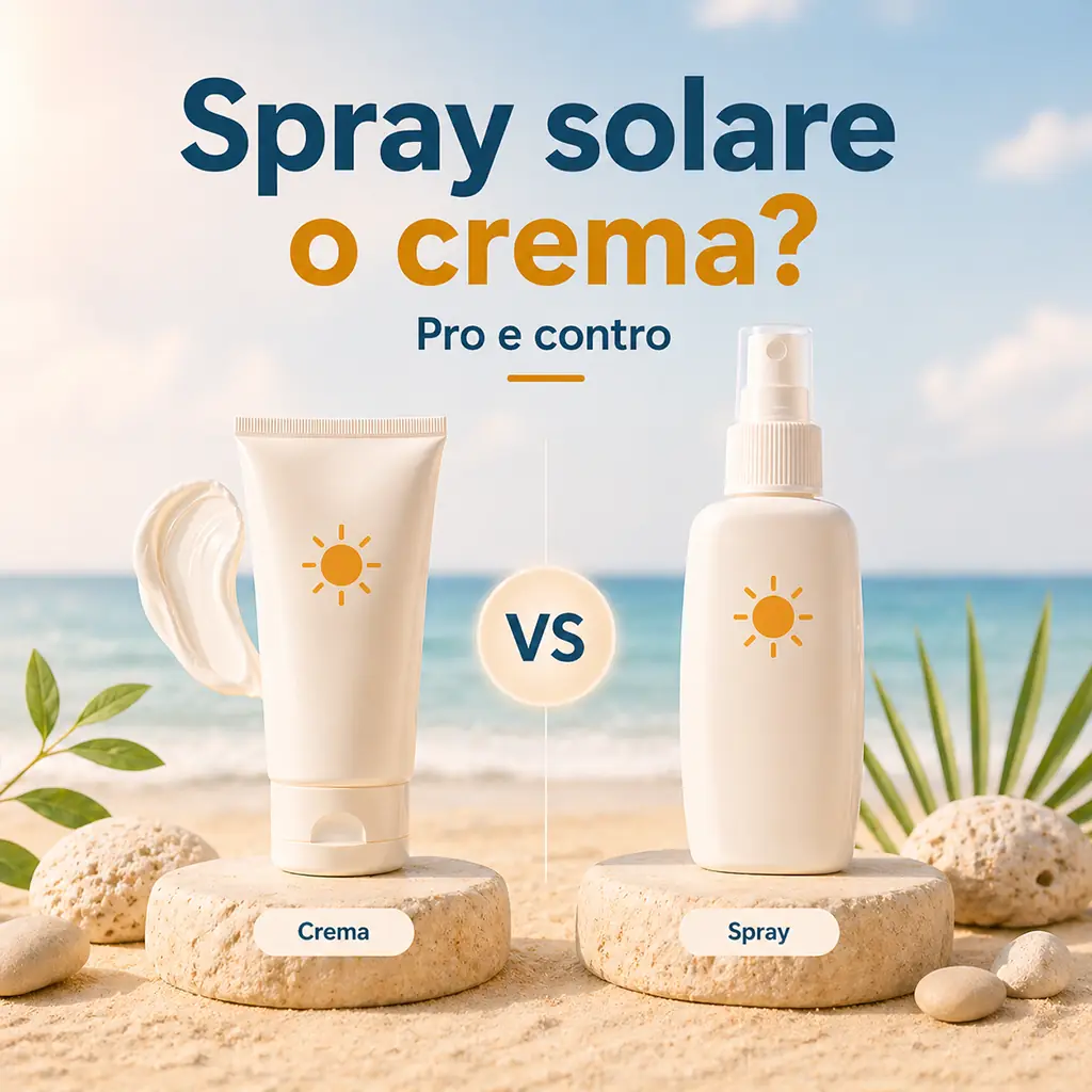 Spray solare o crema: confronto pratico tra le due formule